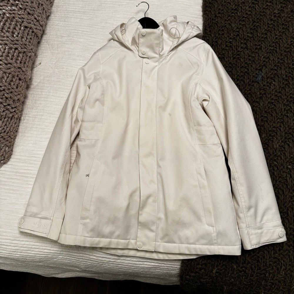 Burton Women’s White Jet Set Ski Jacket